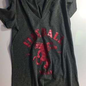 Fireball Whiskey V-neck tee
